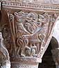 Pareja de capiteles 4 de la galera este del monasterio de Santa Mara de L'Estany