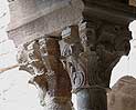 Pareja de capiteles 8 de la galera este del monasterio de Santa Mara de L'Estany