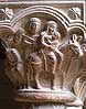 Pareja de capiteles 3 de la galería norte del monasterio de Santa María de L'Estany