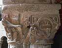 Pareja de capiteles 3 de la galera norte del monasterio de Santa Mara de L'Estany