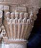 Pareja de capiteles 6 de la galería norte del monasterio de Santa María de L'Estany