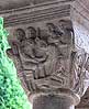 Pareja de capiteles 7 de la galera norte del monasterio de Santa Mara de L'Estany