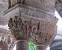 Pareja de capiteles 8 de la galera norte del monasterio de Santa Mara de L'Estany