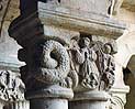Capitel 2 de la galería sur de Santillana del Mar