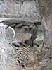 Detalle del capitel 4 de la galeria oeste del claustro de la catedral de Saint-Bertrand-de-Comminges