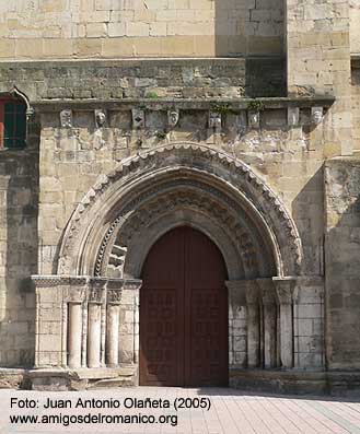 Portada de la iglesia de San Nicols de Miranda de Ebro