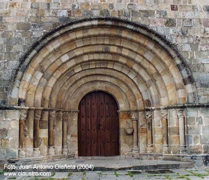 Portada de Santa Mara de Castaeda