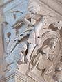 Representacin del auxilio de Habacuc a Daniel en el foso de los leones de la catedral de Saint-Lazare de Autun (Sane-et-Loire, Francia)