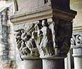Capitel 10 de la galería oeste de Santillana del Mar