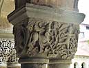 Capitel 14 de la galería oeste de Santillana del Mar