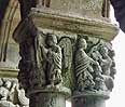 Capitel 9 de la galería sur de Santillana del Mar
