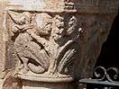 Capiteles de la galería porticada de Vizcainos de la Sierra