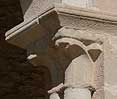 Capitel 2 de la galería porticada de San Miguel de Beleña del Sorbe
