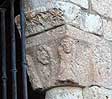 Capitel 1 de la galería porticada de Ntra. Sra. de Rivero de San Esteban de Gormaz