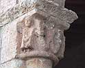 Capitel 2 de la galería porticada de Ntra. Sra. de Rivero de San Esteban de Gormaz